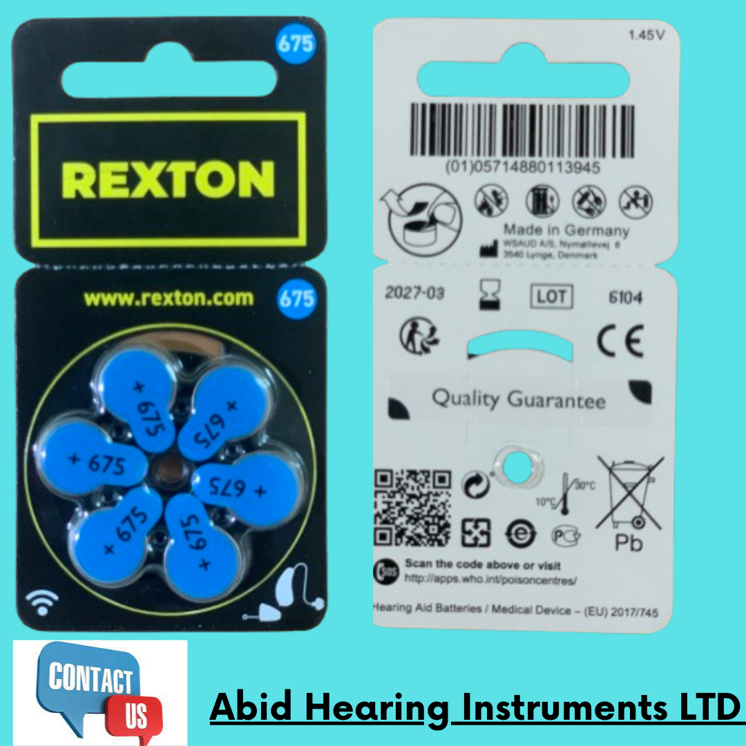 Original Rexton Zinc Air Hearing Aid Batteries Price in Bangladesh