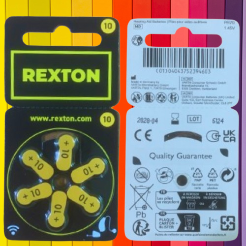 Original Rexton Zinc Air Hearing Batteries Price in Bangladesh